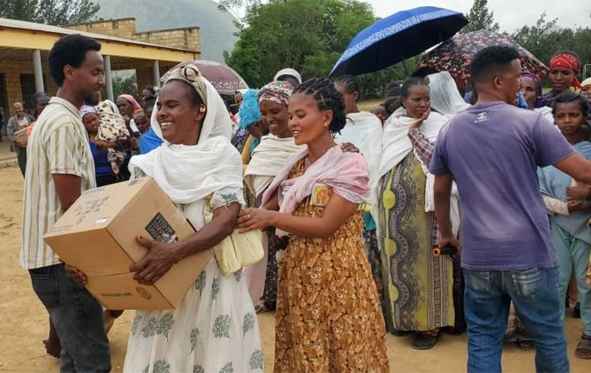 FMSC food distribution in Ethiopia