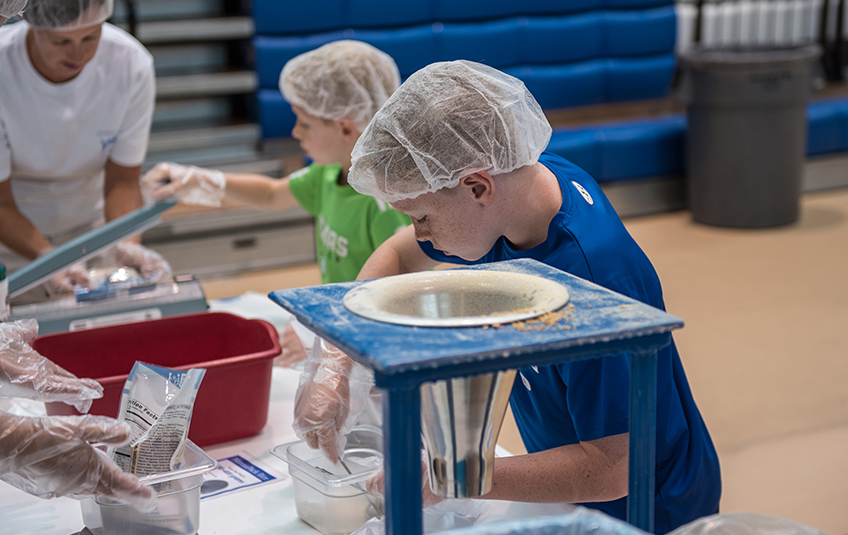 Volunteers in Dallas