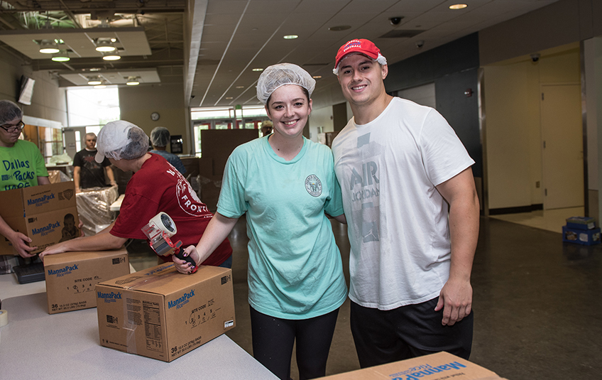 Volunteers in Dallas