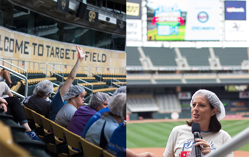 target field