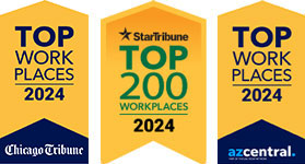 Chicago Tribune Top Workplaces 2024, Minnesota Star Tribune Top 200 Workplaces 2024, AZCentral Top Workplaces 2024