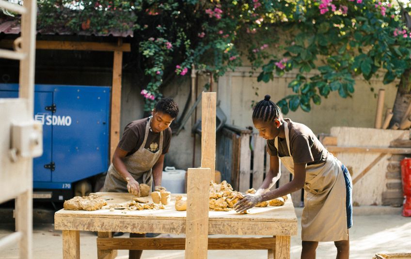 FMSC MarketPlace artisan partners at work crafting goods